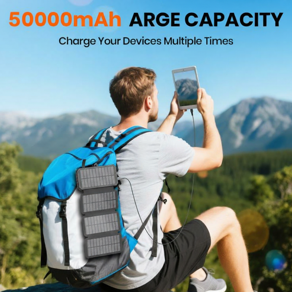 SolarGuard 4X - 4 Panel Solar Power Bank