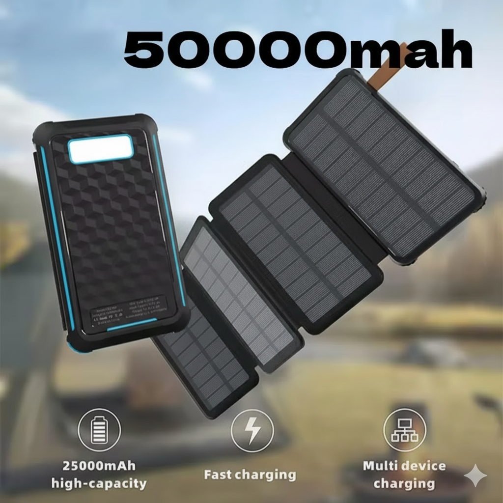 SolarGuard 4X - 4 Panel Solar Power Bank