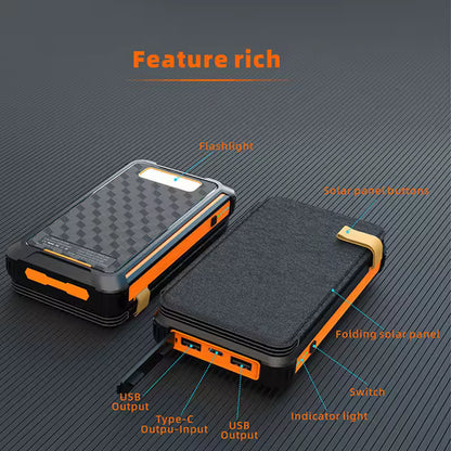 SolarGuard 4X - 4 Panel Solar Power Bank